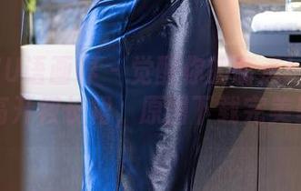 XIAOYU语画界 – 觉醒你的萌点！顾桥楠黑丝高开衩长裙，原图下载完美呈现！