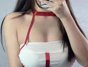 微密圈 – 秘密资源！桃沢樱呀的红色细丁，别告诉别人哦！