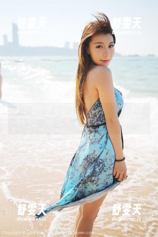美媛馆 - 于大乔的天台写真，网盘快递到家，别说我没有情调哈！